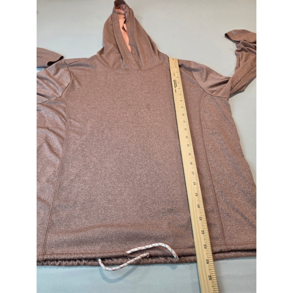 Avalanche Outdoor Supply Co Womens XL Mauve Pink Active Hoodie Thumbhole Hem Tie - Picture 6 of 8